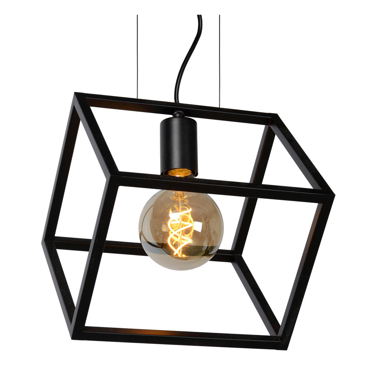 HÄNGELEUCHTE 20/25/161 cm    - Schwarz, Basics, Metall (20/25/161cm) - Lucide