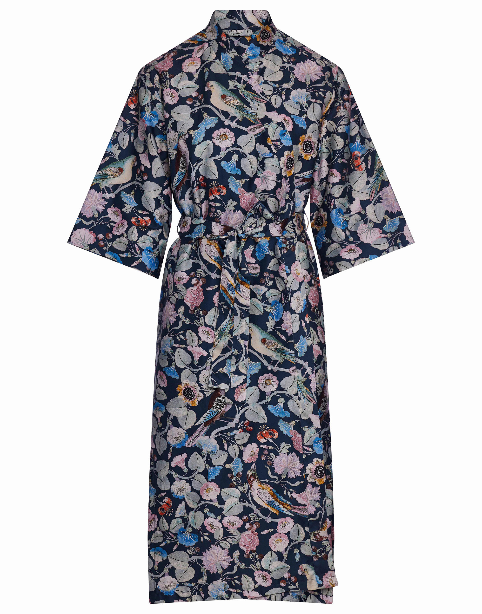 KIMONO Ilona Aleste  - Grau, KONVENTIONELL, Textil (Lnull) - Essenza