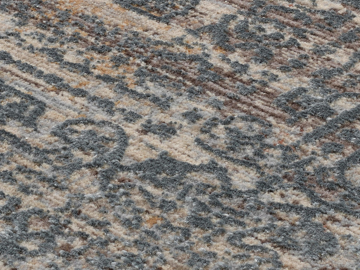 WEBTEPPICH 65/130 cm Astelion Braun, Grau, Dunkelgrau  - Dunkelgrau/Braun, Design, Textil (65/130cm) - Dieter Knoll