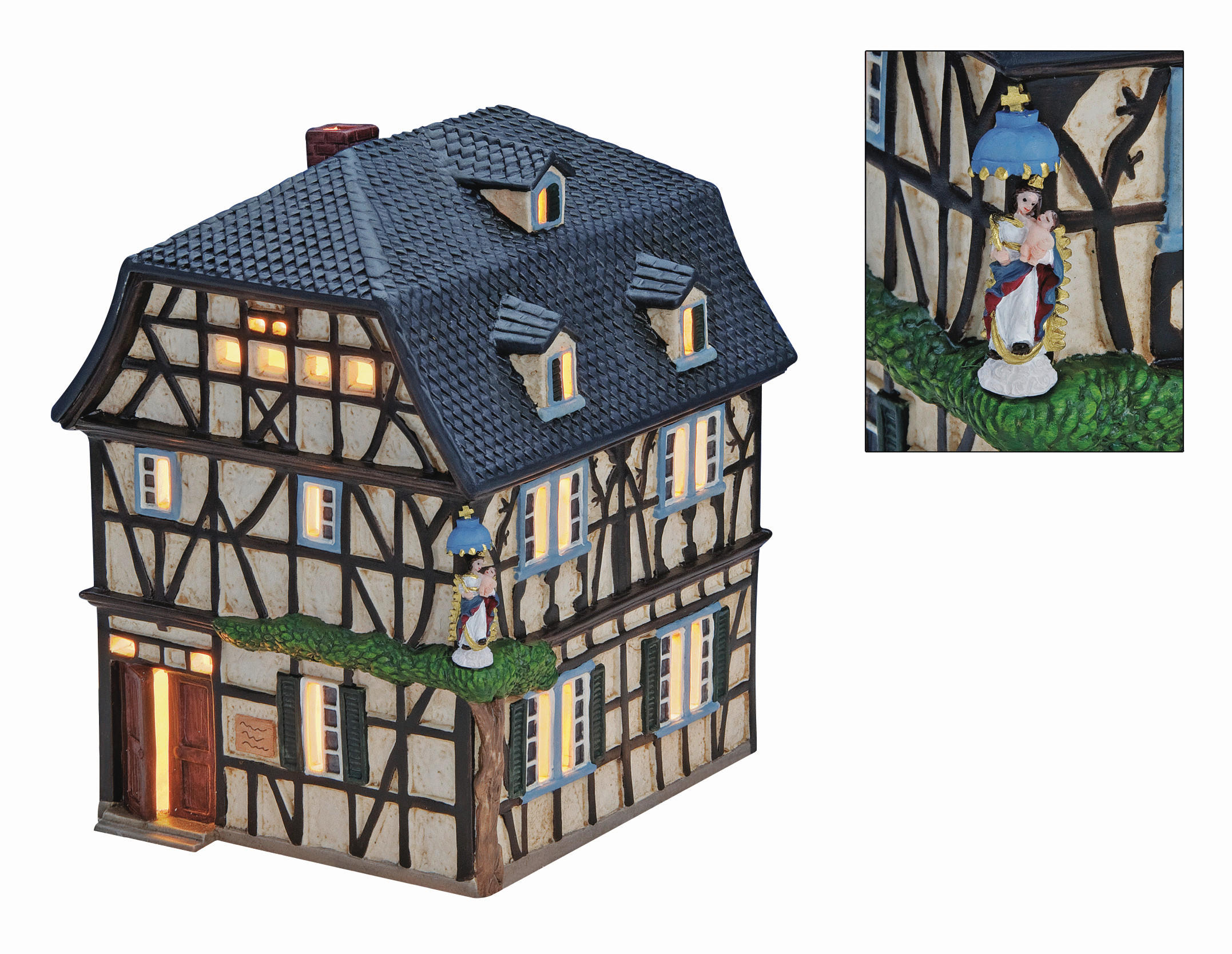 XXXLutz Dekohaus Mehrfarbig 13x19x15 cm