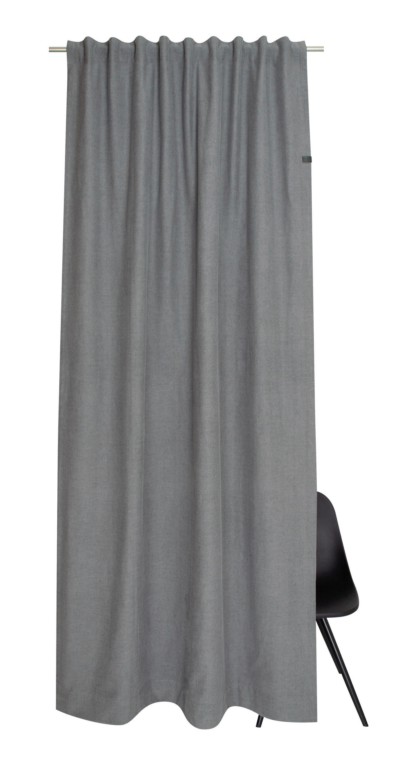 FERTIGVORHANG blickdicht  - Dunkelgrau, Basics, Textil (130/300cm) - Schöner Wohnen