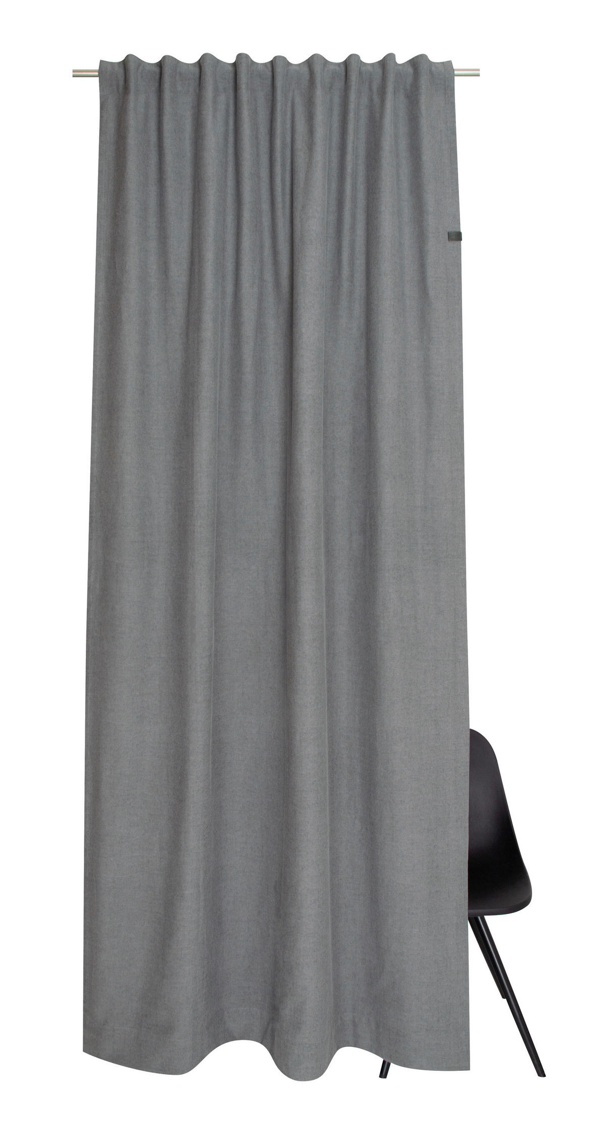 FERTIGVORHANG blickdicht  - Dunkelgrau, Basics, Textil (130/300cm) - Schöner Wohnen