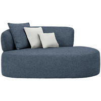 RÉCAMIERE in Chenille Blau, Beige  - Blau/Beige, MODERN, Kunststoff/Textil (166/86/105cm) - Hom`in