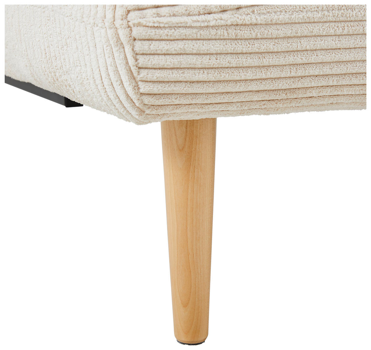 SCHLAFSOFA in Cord Beige  - Beige/Naturfarben, Design, Holz/Textil (184/80/87cm) - Carryhome