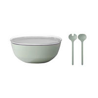 SALATSET  Silueta 2-teilig  - Salbeigrün, KONVENTIONELL, Kunststoff (30,1/12,7cm) - Mepal