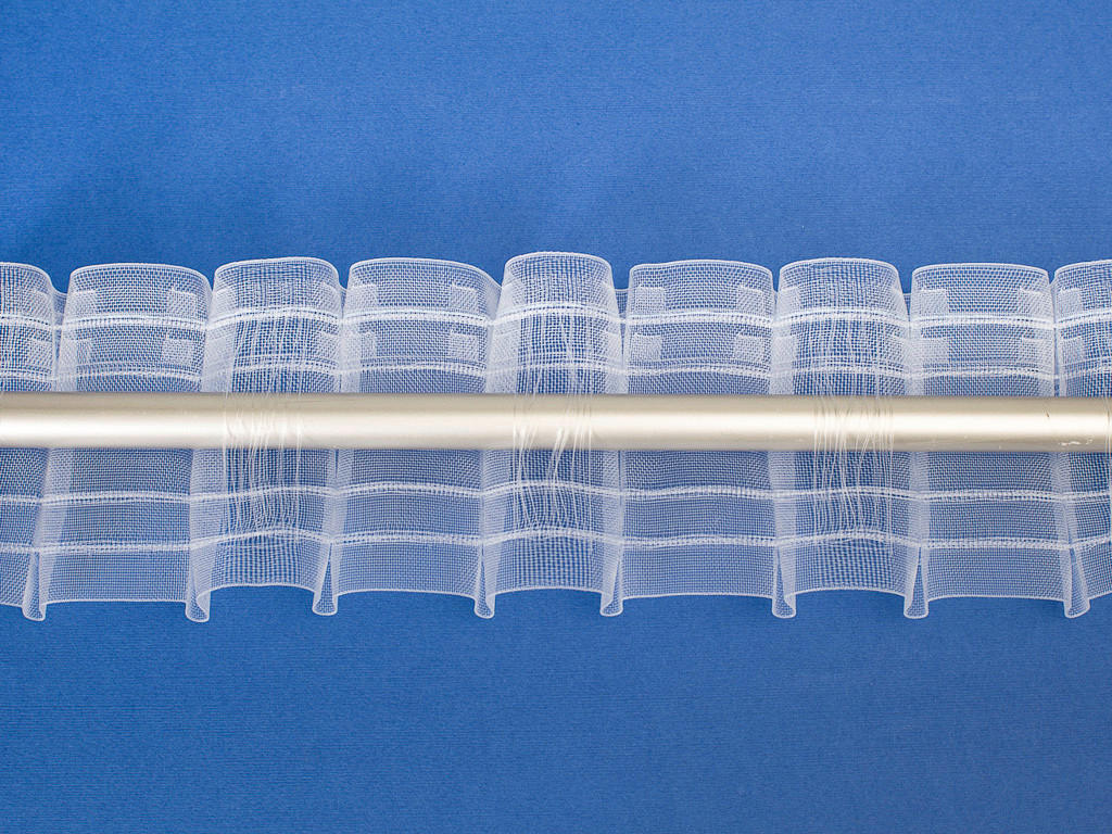 BEHÚZÓSZALAG  - áttetsző, Basics, textil (10cm)