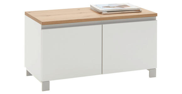 GARDEROBE 260/193/40 cm  - Eichefarben/Silberfarben, Design, Holz/Holzwerkstoff (260/193/40cm) - Dieter Knoll