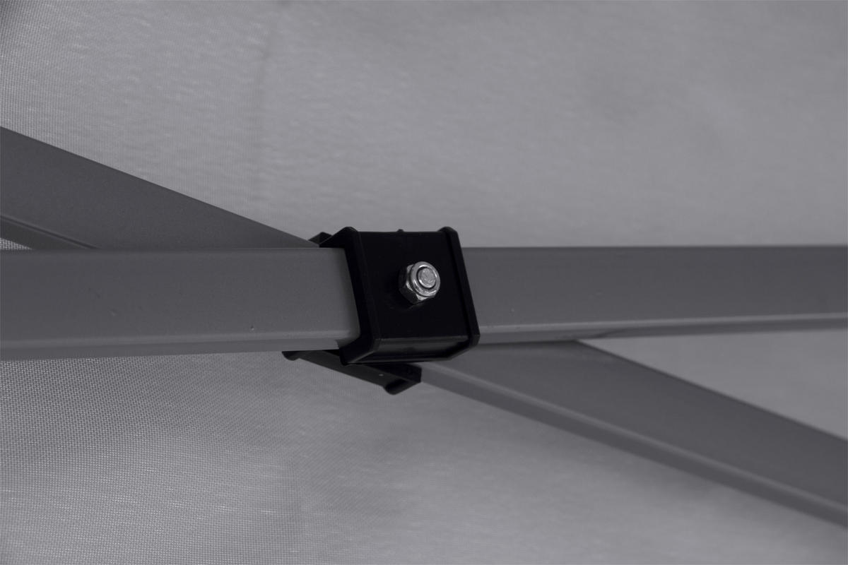 PAVILLON 300/260/300 cm Stahl  - Grau, KONVENTIONELL, Textil/Metall (300/260/300cm) - Siena Garden