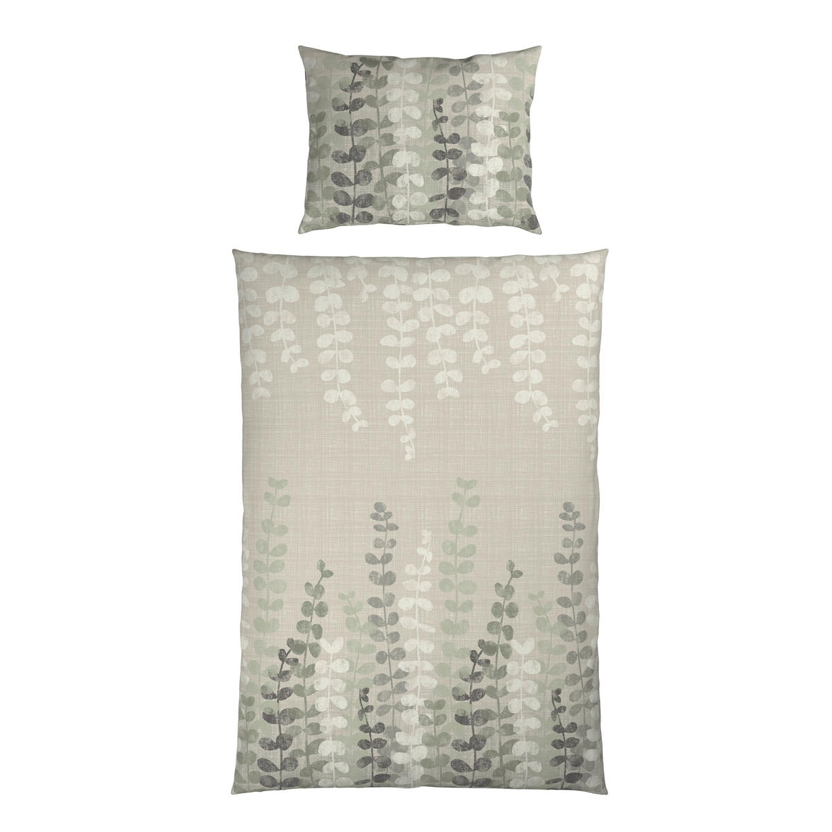 POVLEČENÍ, flanel, šedohnědá, 140/200 cm - šedohnědá, textil (140/200cm) - Esposa