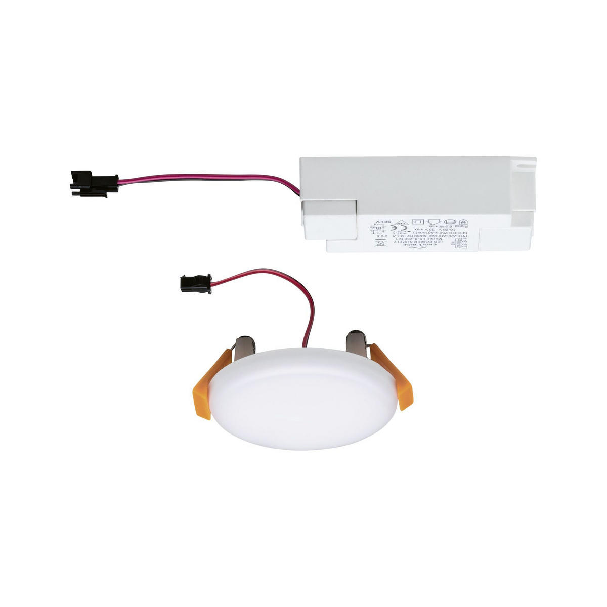 LED-EINBAUSPOT Veluna VariFit 7,5/1 cm   - Weiß, Basics, Kunststoff (7,5/1cm) - Paulmann