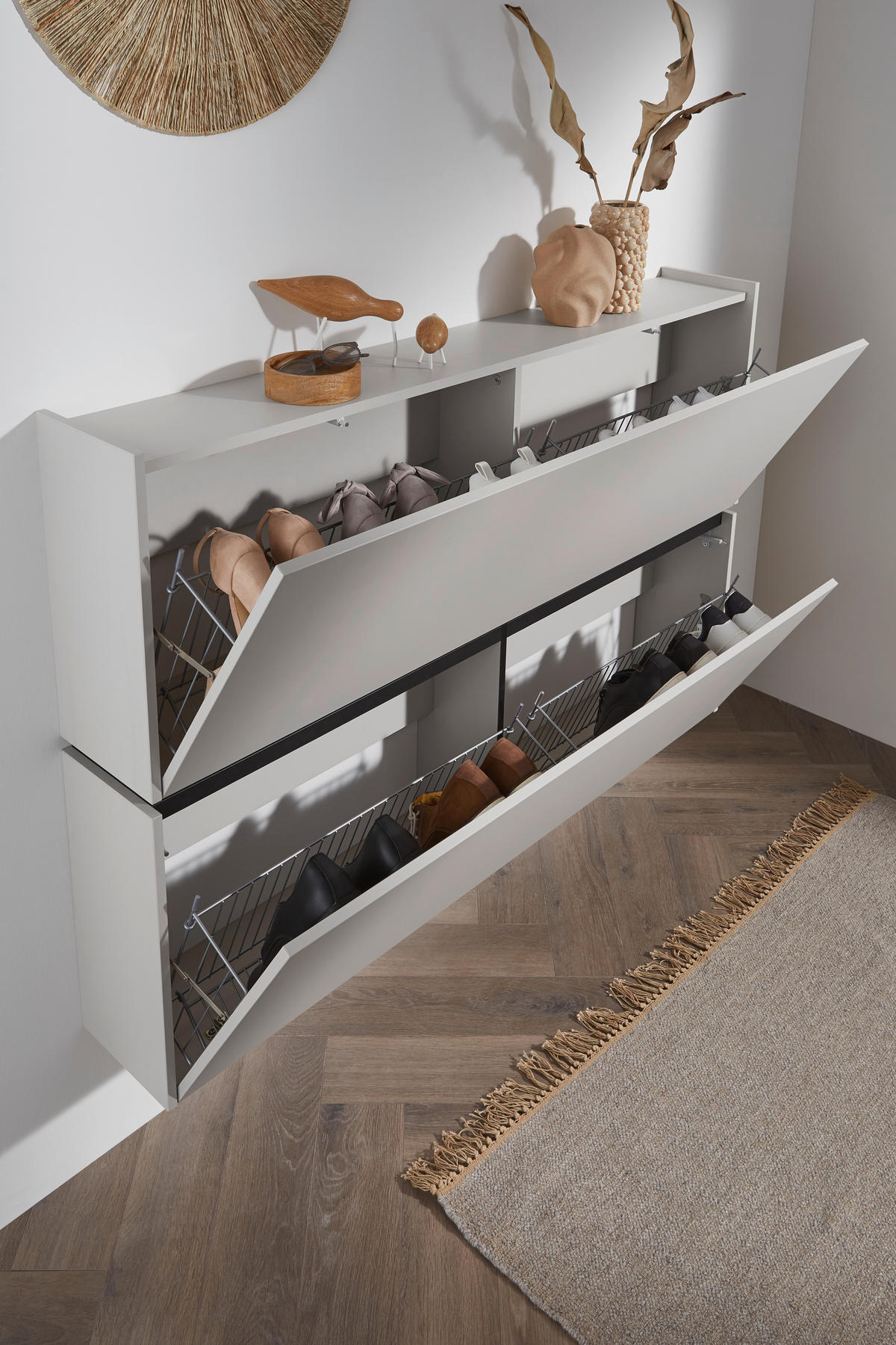 HÄNGESCHUHSCHRANK Kaschmir  - Kaschmir, Design, Holzwerkstoff (140/93/22cm) - Voleo