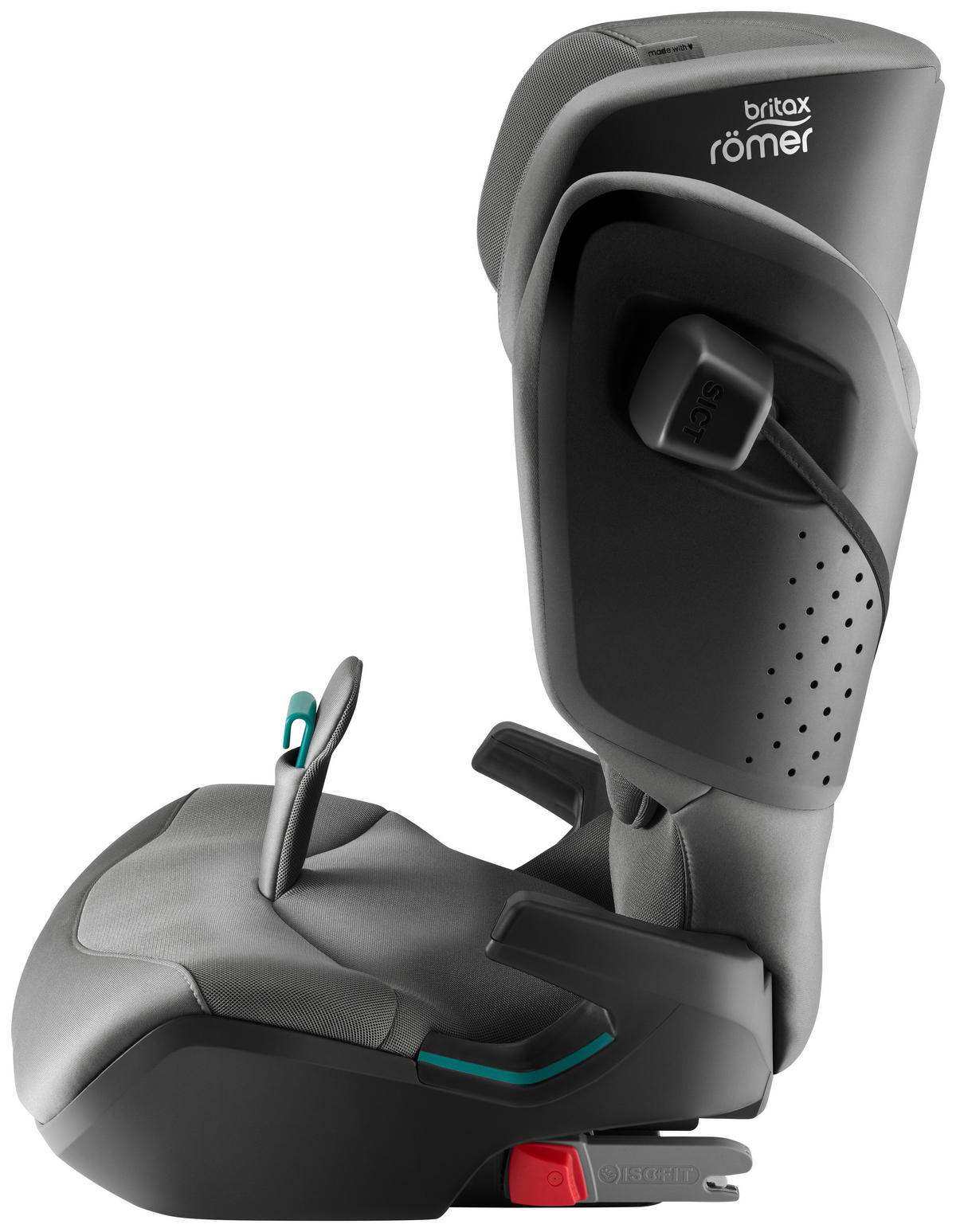 KINDERAUTOSITZ Kidfix Pro  - Dunkelgrau, Basics, Textil (48/83/42cm) - Britax Römer