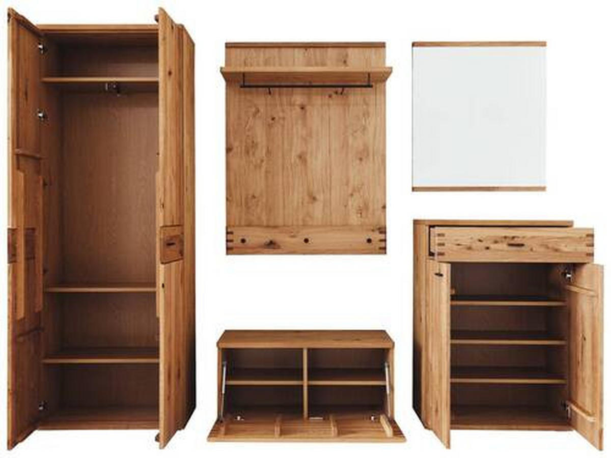 GARDEROBE  in 260/208/37 cm  - Natur, Holz/Holzwerkstoff (260/208/37cm) - Waldwelt
