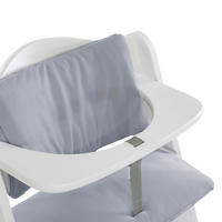 HOCHSTUHLEINLAGE Highchairpad Deluxe  - Grau, Basics, Textil (44/24cm) - Hauck