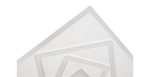 LED-DECKENLEUCHTE 40/40/6 cm   - Weiß, Trend, Kunststoff/Metall (40/40/6cm) - Novel