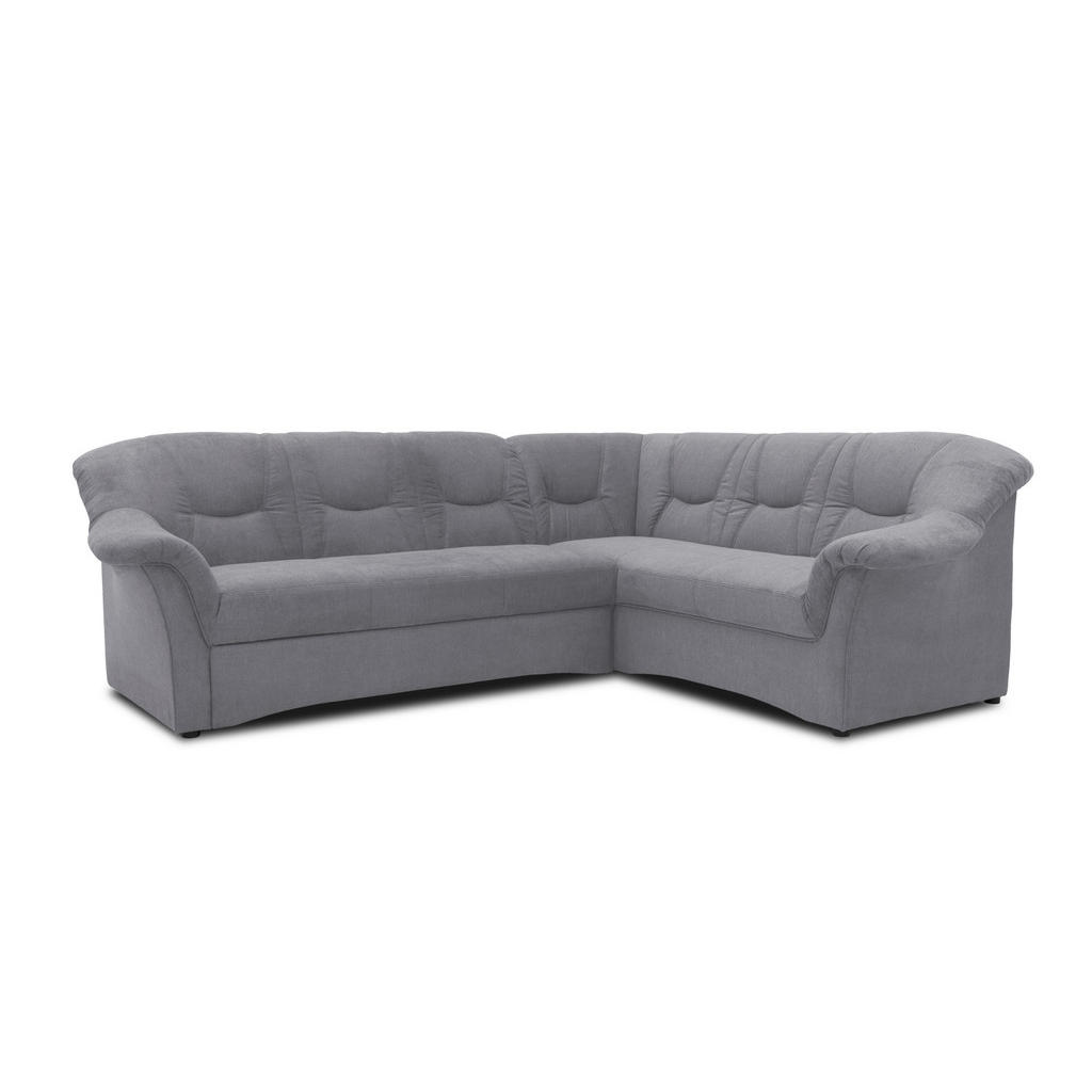 Thumbnail - Mid.you Ecksofa, Dunkelgrau, Textil, Uni, 5-Sitzer, L-Form, 240x190 cm, Made in EU, FSC Mix, Schlafen auf Sitzhöhe, Rück...