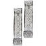 KERZENHALTER-SET 2-teilig - Silberfarben, Metall (12/37/10cm) KERZENHALTER-SET 2-teilig - Silberfarben, Metall (12/37/10cm)