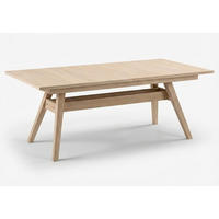 MATBORD 183-275/100/74 cm delar i massivt trä  trä utdragbar, finns i olika träslag, finns i olika trädekorer rektangulär ek Bianco  - ek Bianco, Lifestyle, trä (183-275/100/74cm) - Skovby