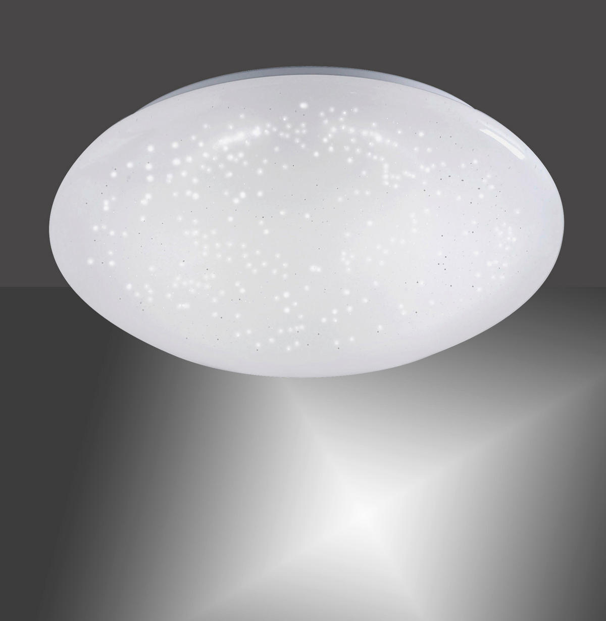 LED-DECKENLEUCHTE Skyler 35/35/12 cm   - Weiß, Basics, Kunststoff (35/35/12cm)