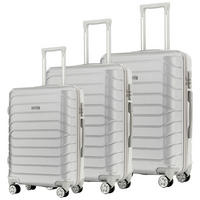 Set Valize De Călătorie - argintiu, Trend, plastic/metal - Novel