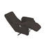 RELAXSESSEL Echtleder - Kastanienfarben/Chromfarben, Design, Leder/Metall (80/109/88cm) - Beldomo Premium
