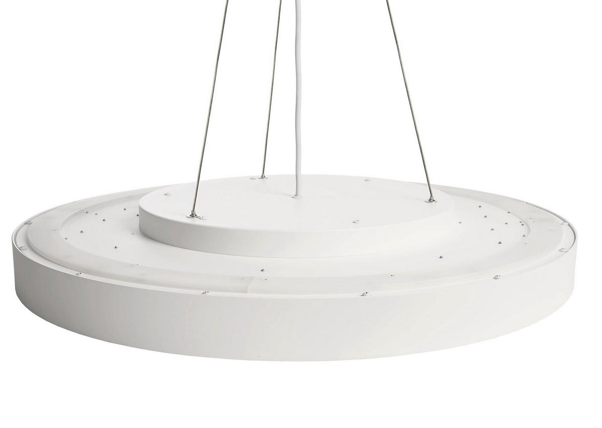 LED-HÄNGELEUCHTE 80/80/300 cm  - Weiß, Design, Metall (80/80/300cm)