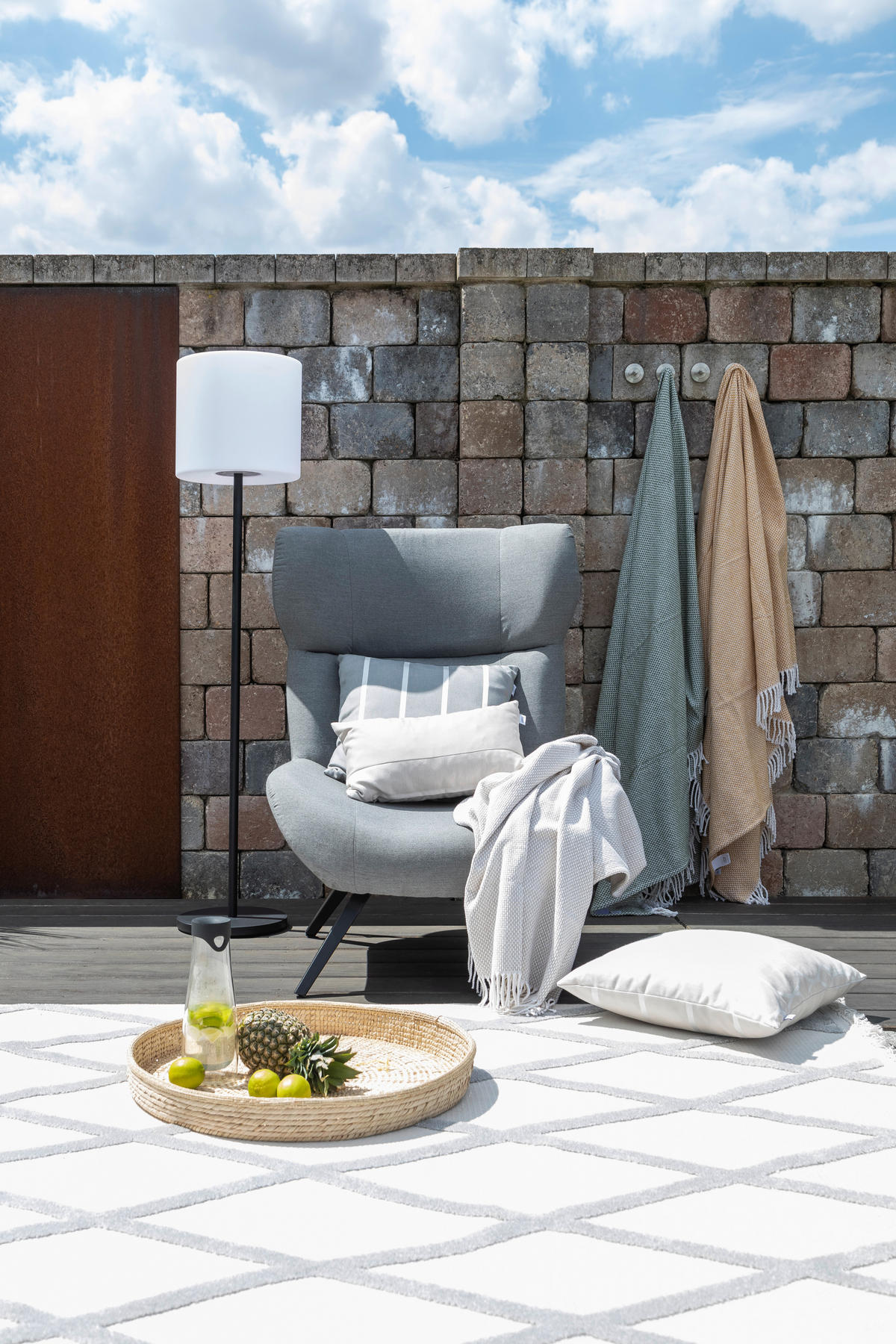 WEBTEPPICH 80/150 cm Summer Grau  - Grau, Basics, Kunststoff/Textil (80/150cm) - Schöner Wohnen