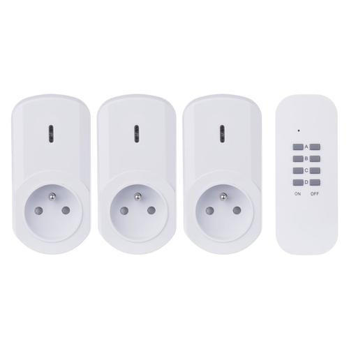 SADA DÁLKOVĚ OVL. ZÁSUVEK   - bílá, Basics, plast (6/13.5/15.5cm)