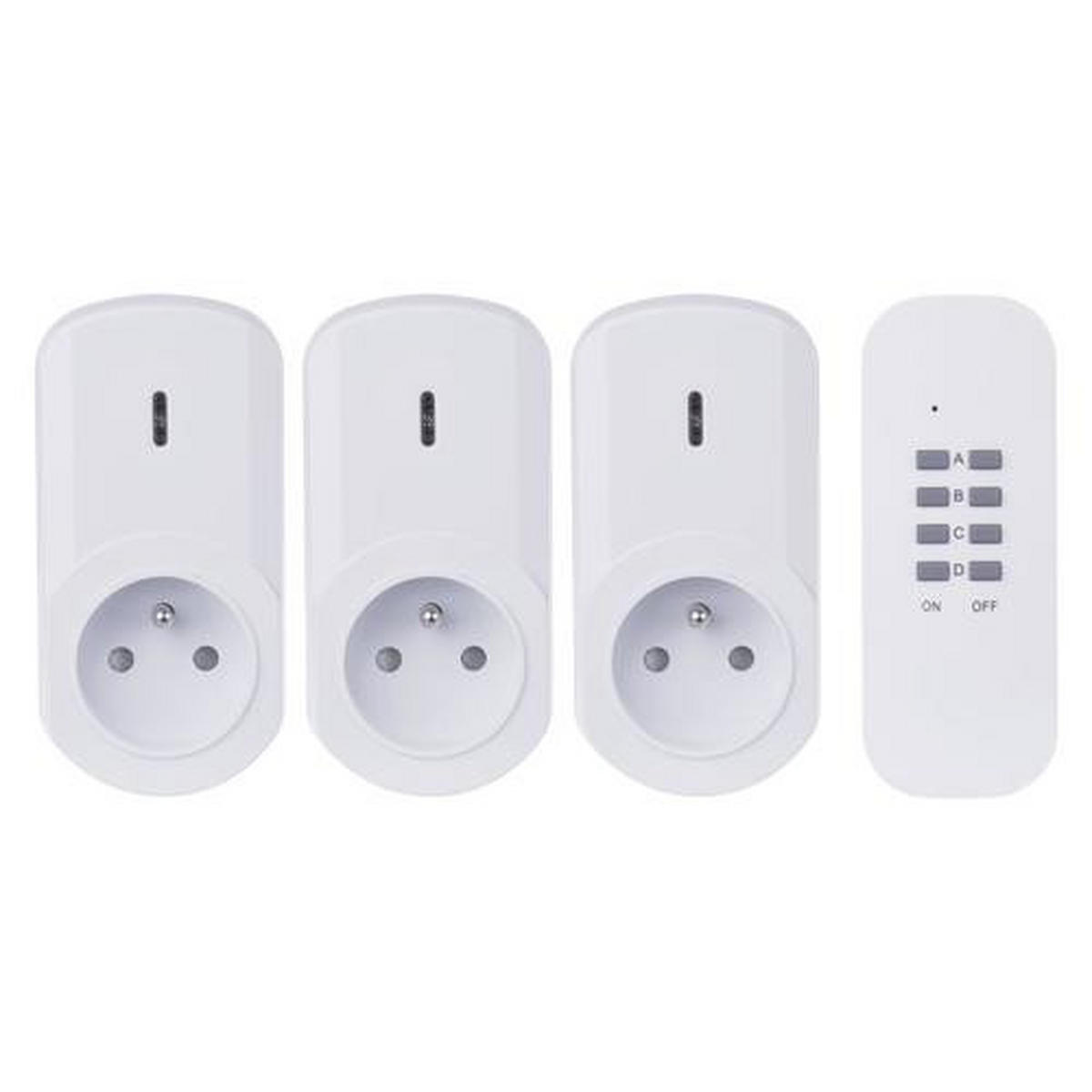 SADA DÁLKOVĚ OVL. ZÁSUVEK   - bílá, Basics, plast (6/13.5/15.5cm)