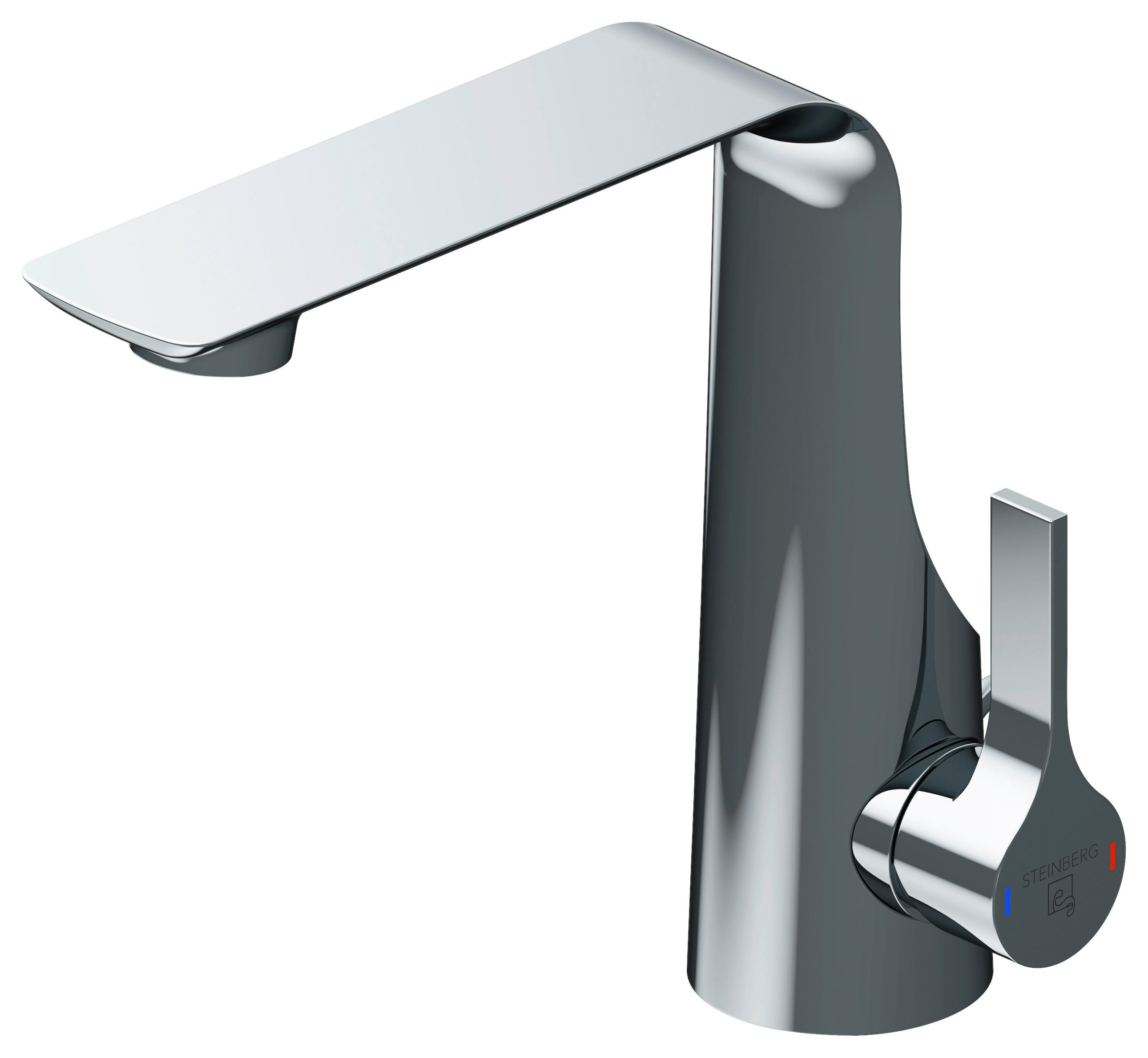 XXXLutz Waschtischarmatur Steinberg Serie 290 Chrom 5.2x18.5x20.5 cm