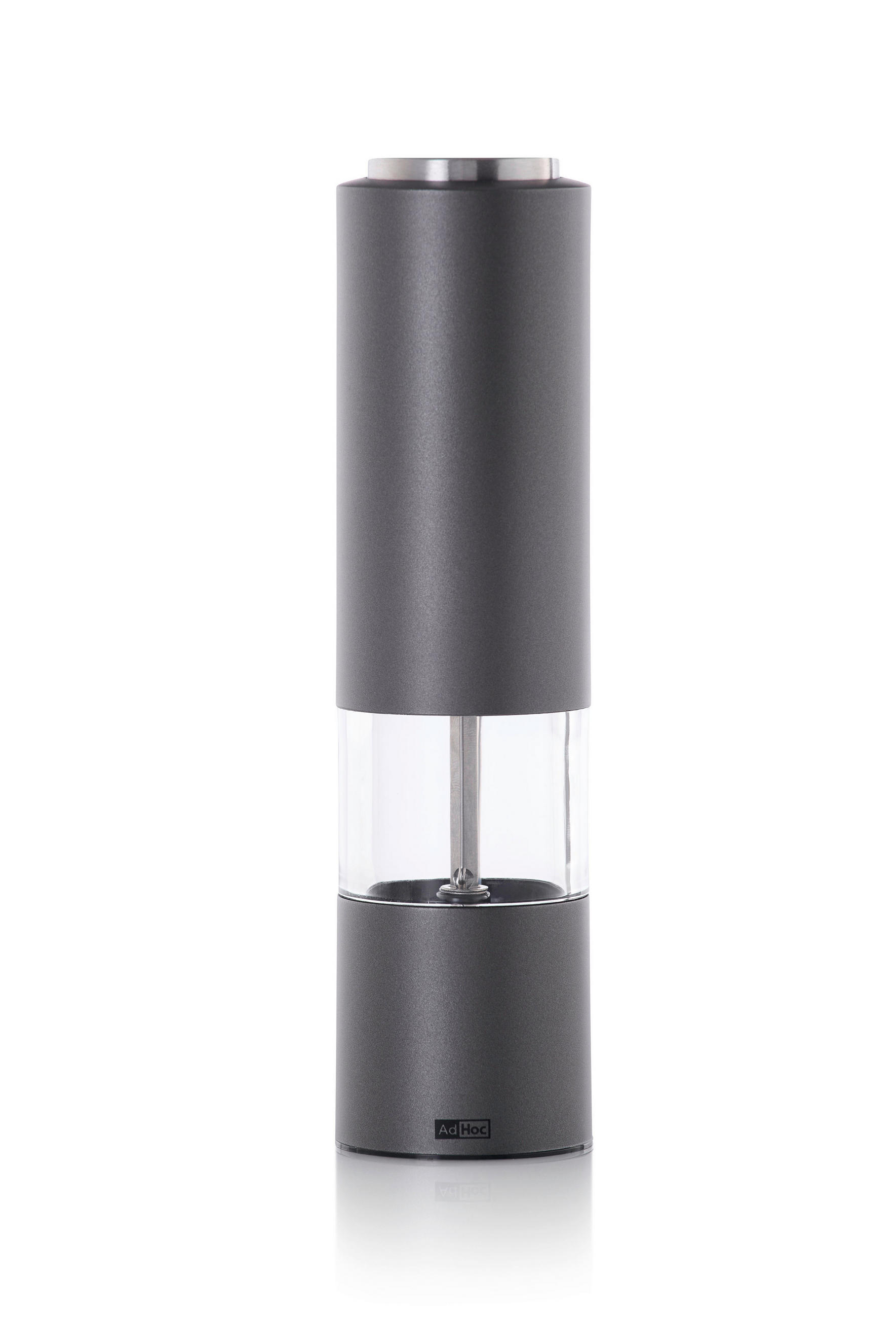 SALZ- ODER PFEFFERMÜHLE EMILL  - Dunkelgrau, Design, Keramik/Kunststoff (5/21,5cm) - AdHoc