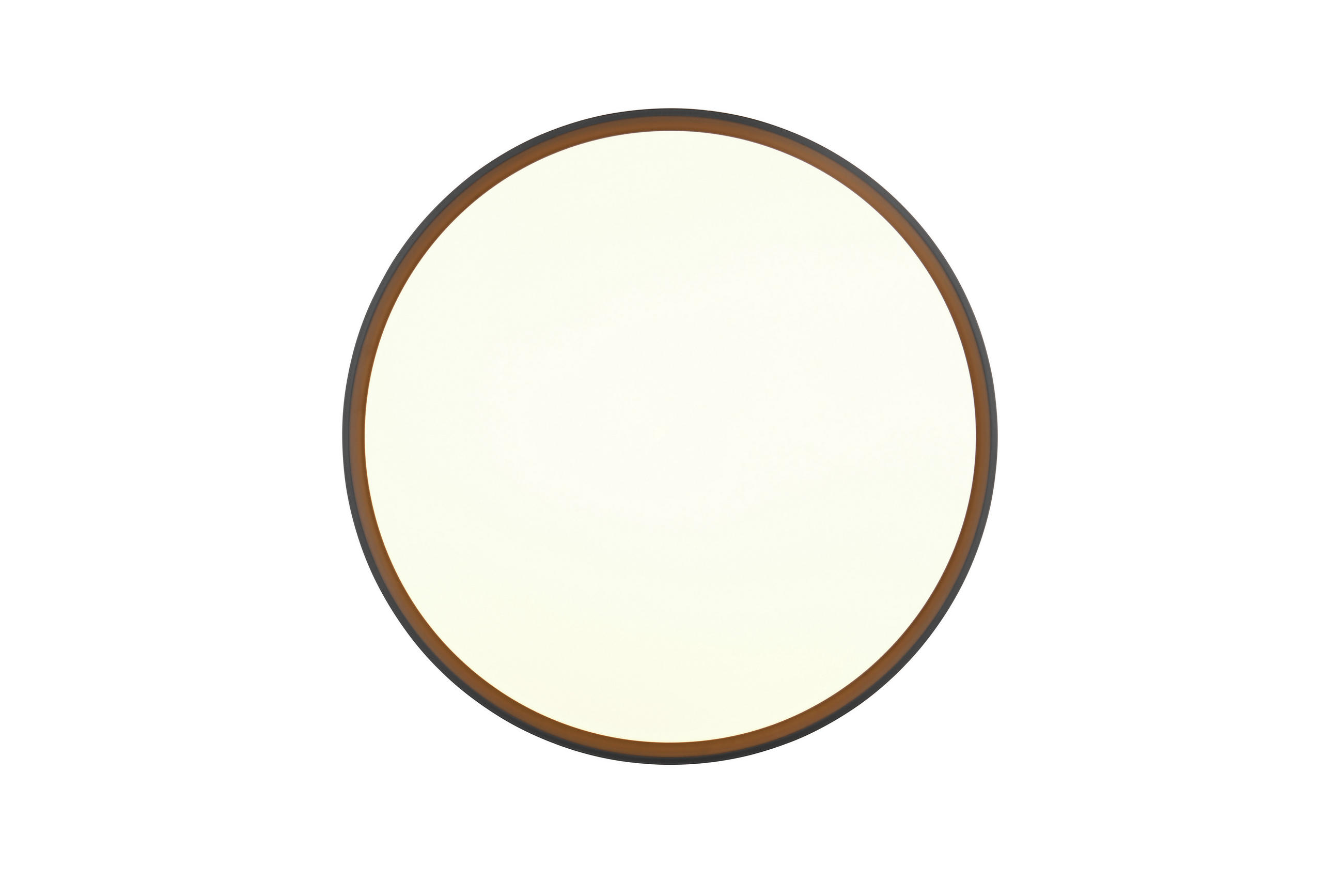 LED-DECKENLEUCHTE  47,5/9,5 cm    - Weiss/Schwarz, Basics, Kunststoff (47,5/9,5cm)