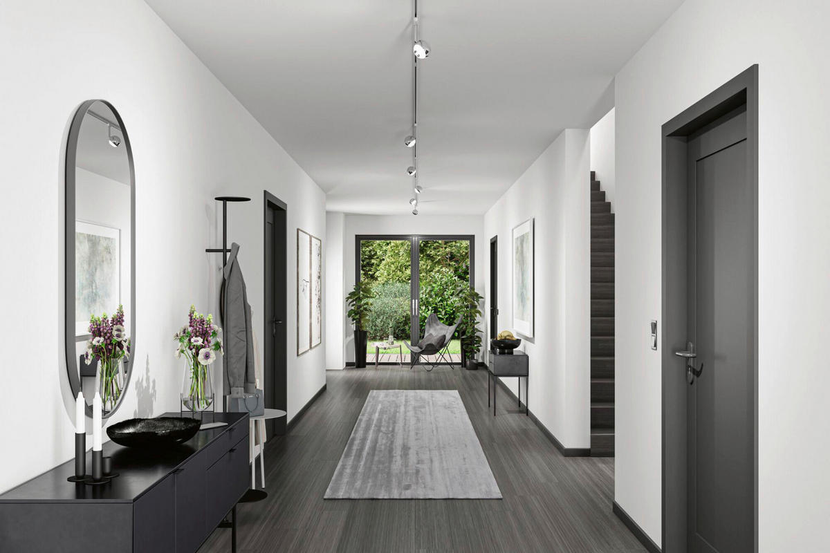 SCHIENENSYSTEM-STRAHLER Capsule II 8,7/8/21 cm  - Chromfarben, Basics, Metall (8,7/8/21cm) - Paulmann