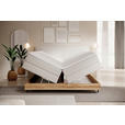 BOXSPRINGBETT 180/200 cm  in Creme  - Creme/Schwarz, Natur, Holz/Textil (180/200cm) - Valnatura