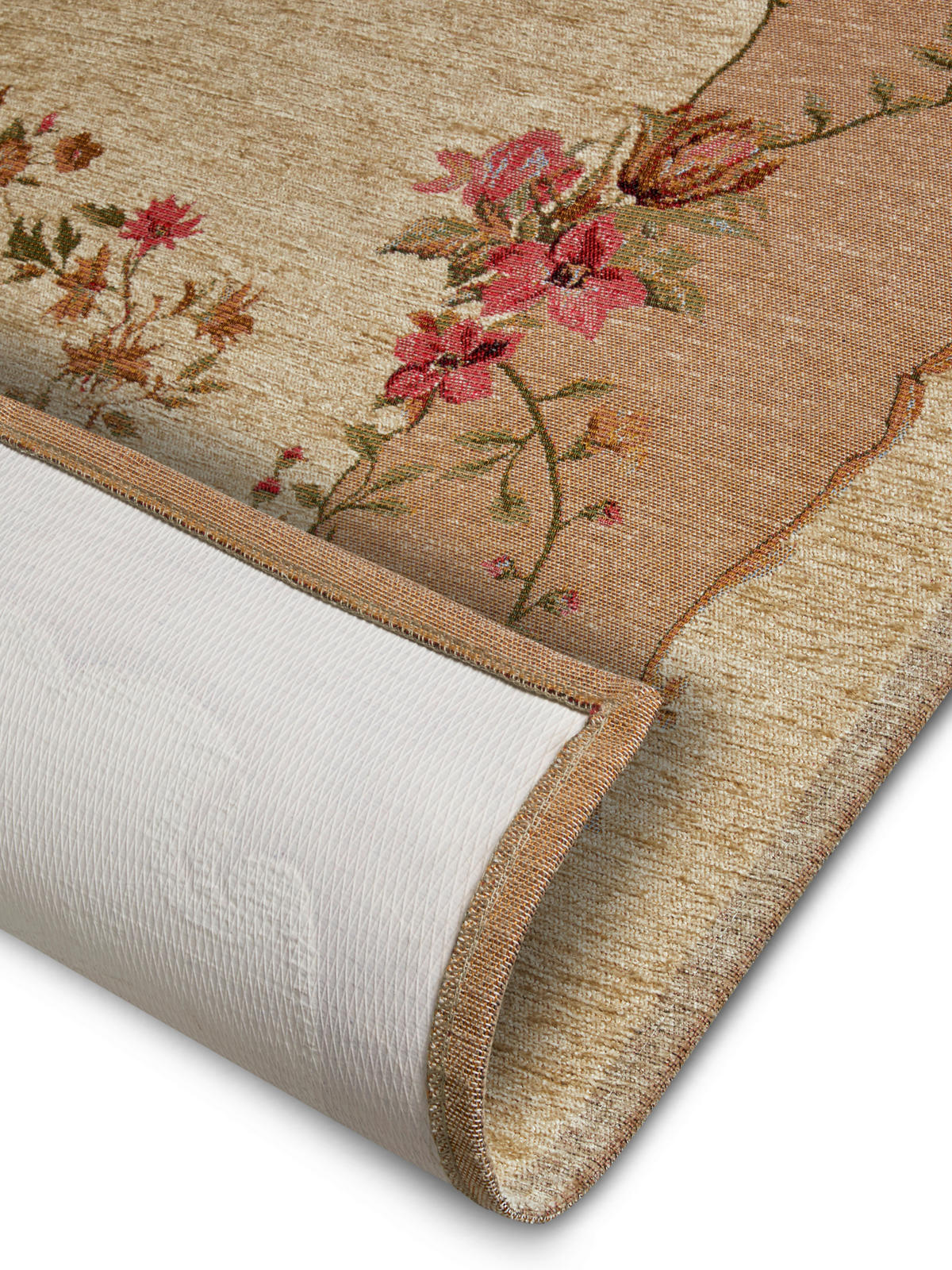 FLACHWEBETEPPICH 120/180 cm Gobelin Creme, Beige  - Beige/Creme, Design, Kunststoff/Textil (120/180cm)