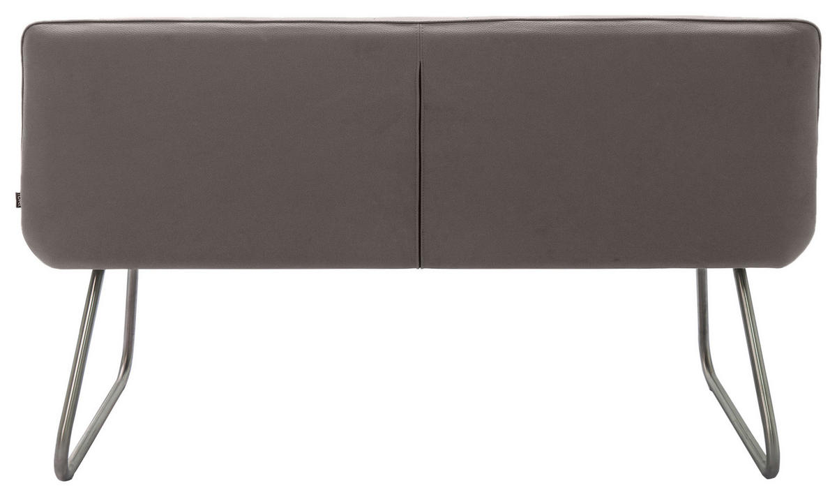 KLOP, kovina, tekstil siva, barve nerjavečega jekla  - barve nerjavečega jekla/siva, Design, kovina/tekstil (155/87/65cm) - Novel