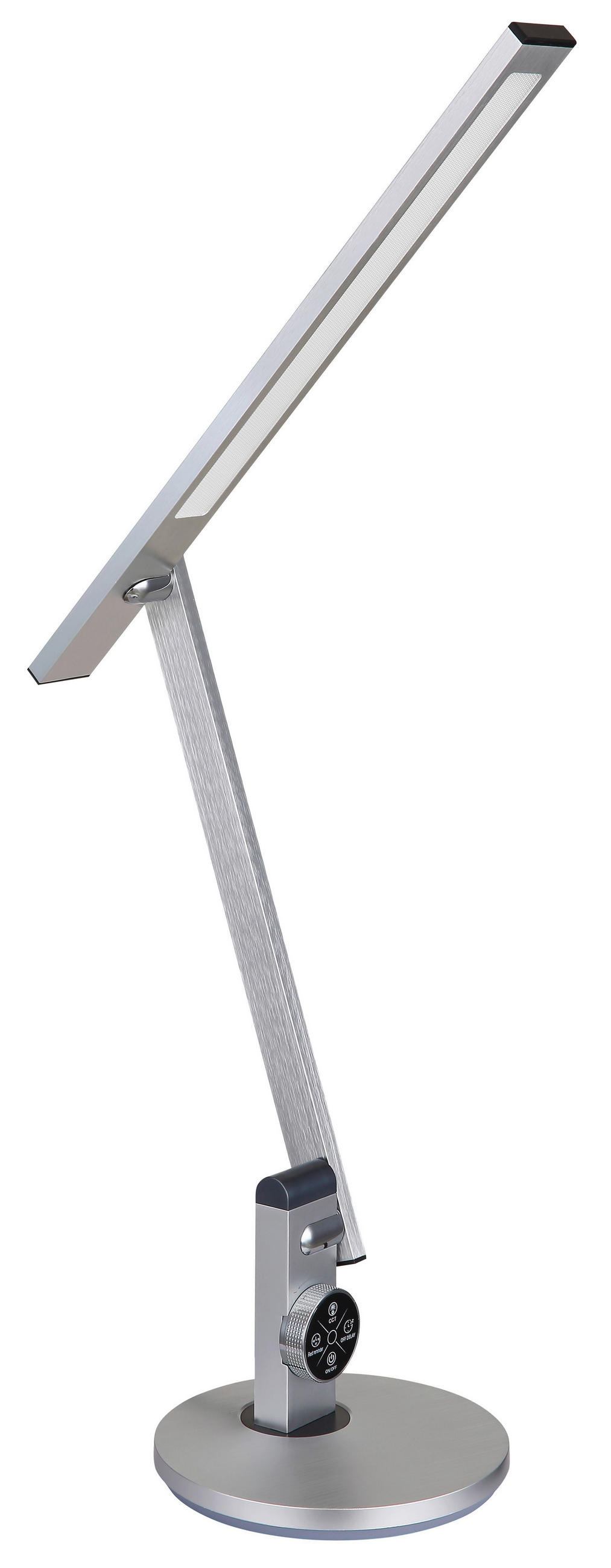 LED-SVETILKA ZA PISALNO MIZO     63,5/19/49,9 cm          - srebrne barve/črna, Design, kovina/umetna masa (63,5/19/49,9cm) - Globo