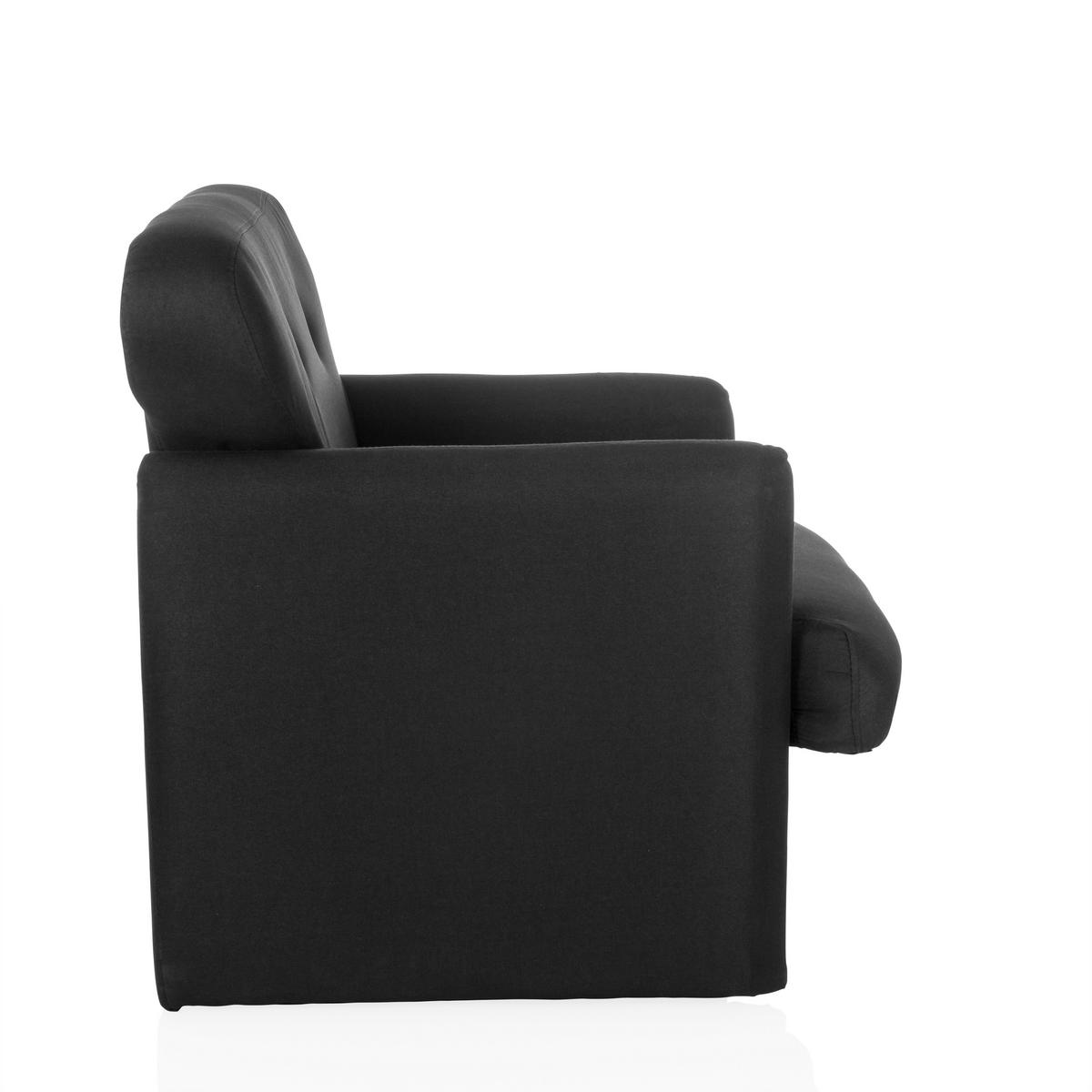 LOUNGEFÅTÖLJ  - svart, Modern, textil (66/77/74cm) - MID.YOU