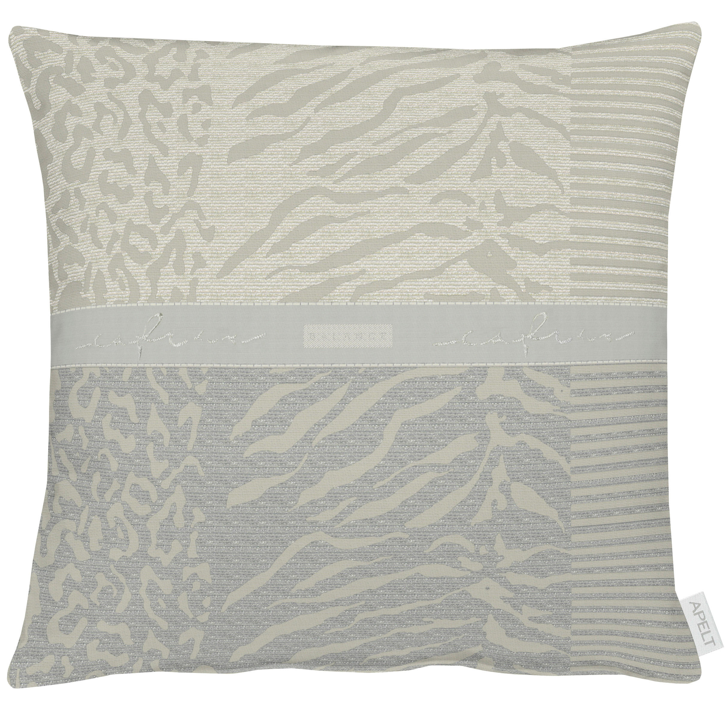KISSENHÜLLE Tia 49/49 cm  - Greige, Design, Textil (49/49cm) - Apelt