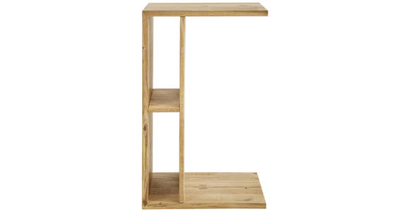 BEISTELLTISCH 25/65/40 cm Eiche vollmassiv Eichefarben - Eichefarben, Natur, Holz (25/65/40cm) - Linea Natura
