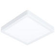 LED-DECKENLEUCHTE 21/21/2,8 cm   - Weiß, Basics, Kunststoff/Metall (21/21/2,8cm) - Novel