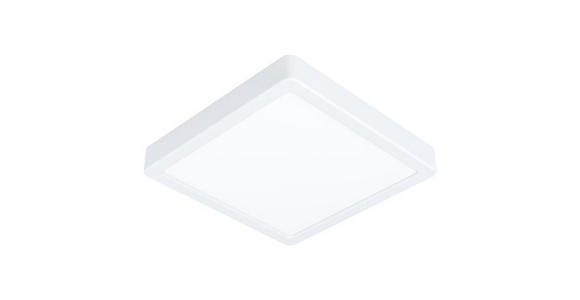LED-DECKENLEUCHTE 21/21/2,8 cm - Weiß, Basics, Kunststoff/Metall (21/21/2,8cm) - Novel