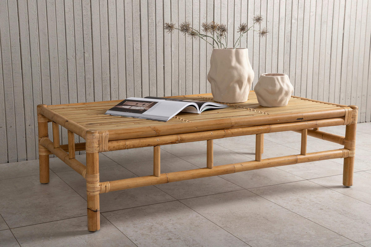 LOUNGETISCH 120/70/35 cm Holz, Naturmaterialien  - Hellbraun, MODERN, Naturmaterialien/Holz (120/70/35cm) - Gardenson