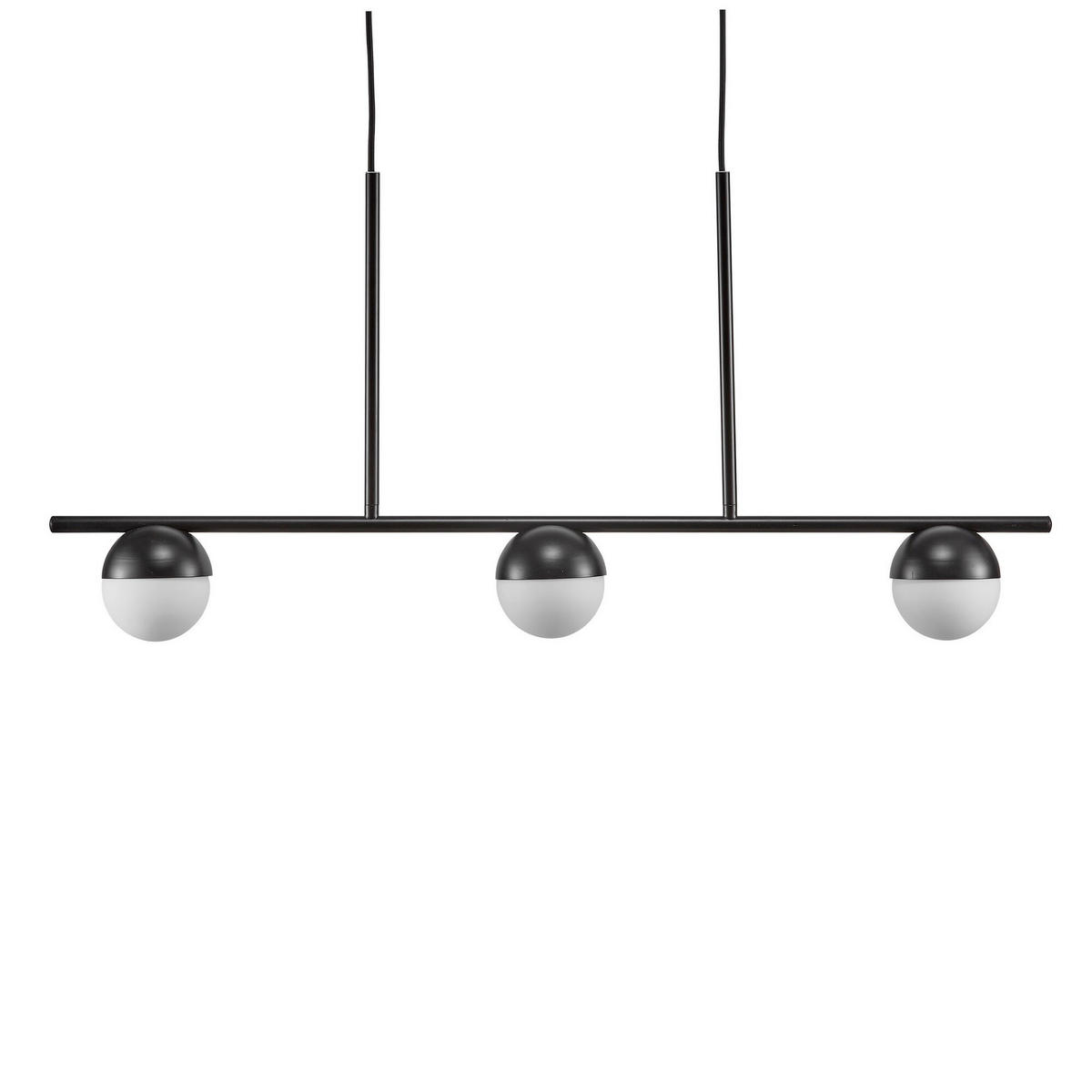 PENDELLEUCHTE Contina 41/90/10 cm  - Schwarz, Design, Metall (41/90/10cm) - Nordlux