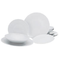 JÍDELNÍ SOUPRAVA, porcelán - bílá, Trend, keramika (36,5/36,5/34,5cm) - Creatable