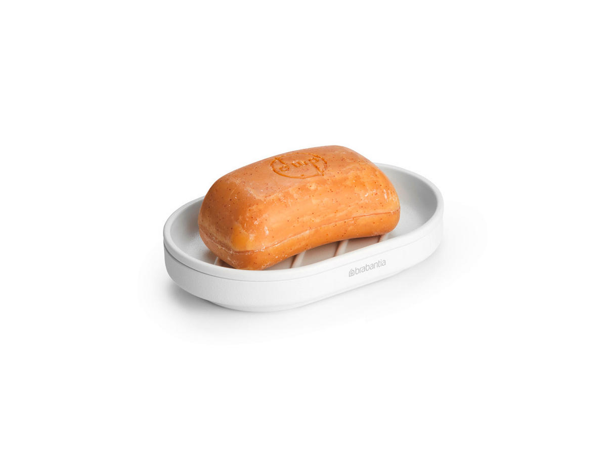 POSUDA ZA SAPUN  bela  metal  - bela, Osnovno, metal (12.1/2.4/8.1cm) - Brabantia