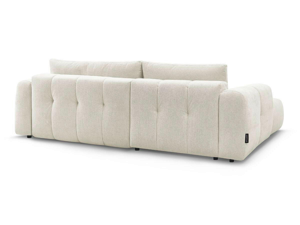 ECKSCHLAFSOFA FUJI Leinenoptik Beige  inkl.  - Beige/Schwarz, MODERN, Kunststoff/Textil (160/292cm)