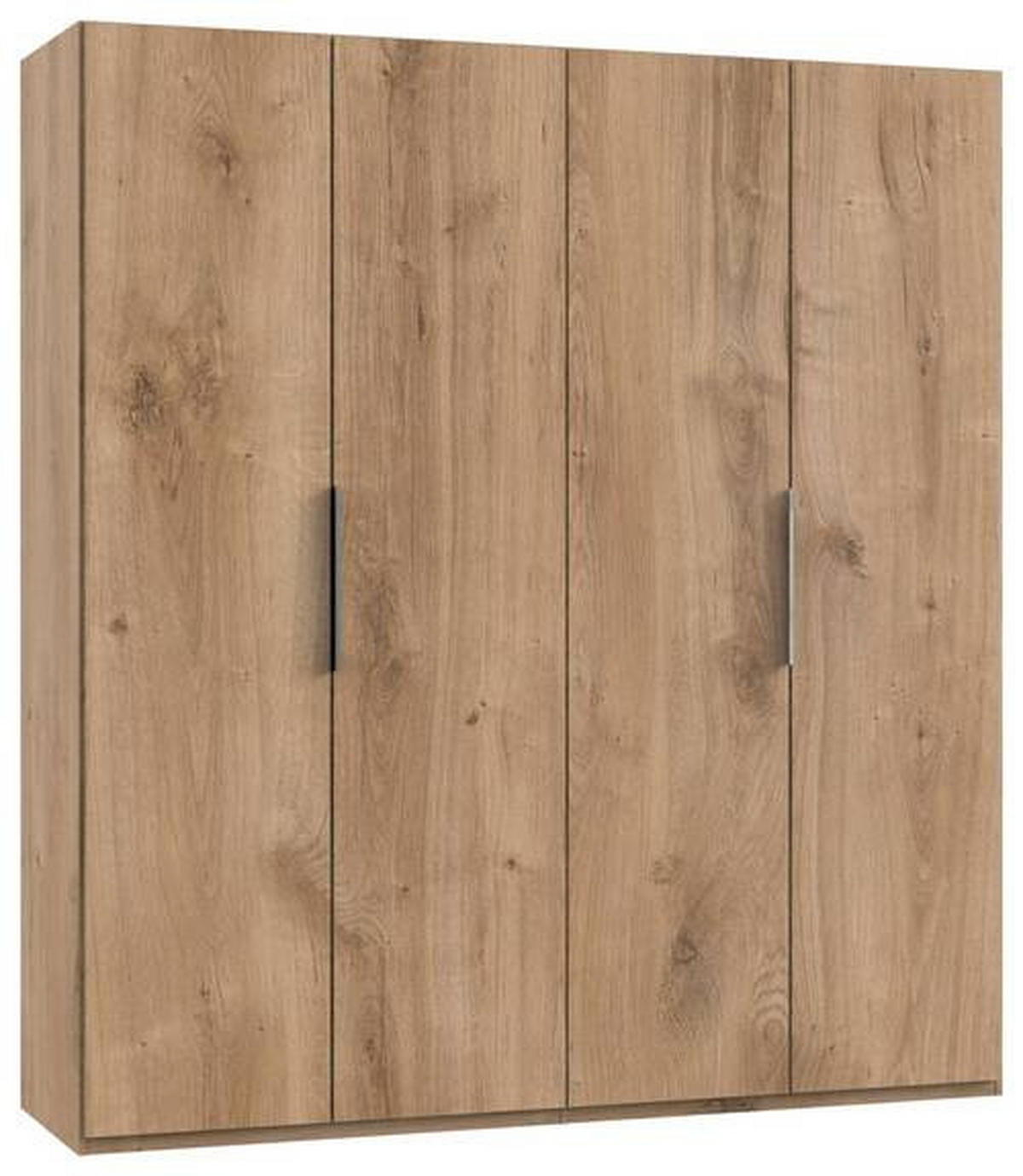 DREHTÜRENSCHRANK in Eichefarben  - Chromfarben/Eichefarben, Modern, Holzwerkstoff (200/216/58cm) - MID.YOU