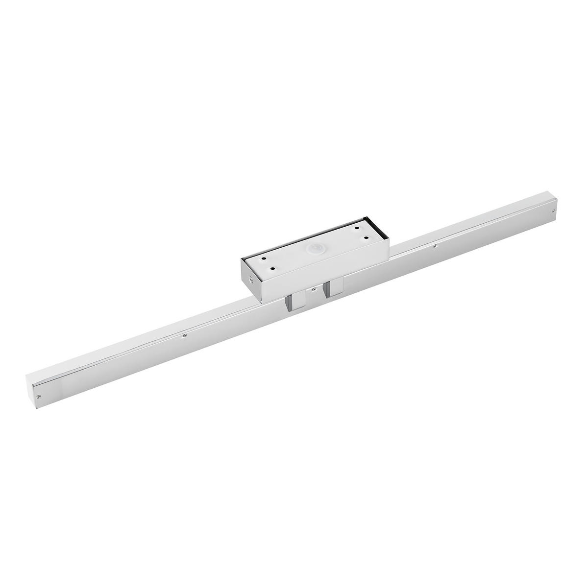 LED-WANDLEUCHTE Aurora 75/10/5,5 cm   - Alufarben, Basics, Kunststoff/Metall (75/10/5,5cm) - Novel