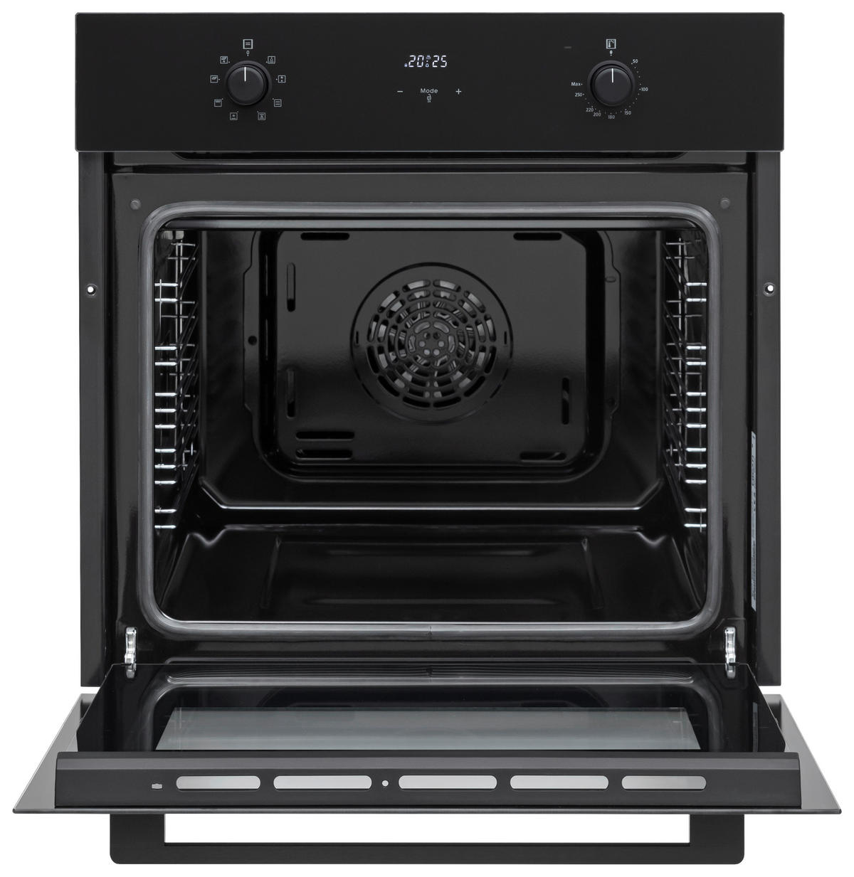 INBYGGNADSUGN BOAHSD65  - svart, Basics, metall/glas (59,5/59,5/57cm) - Mican